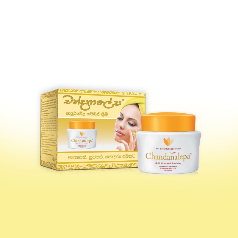 Bylinkový krém s ajurvédské směsi koření 60g Chandanalepa
