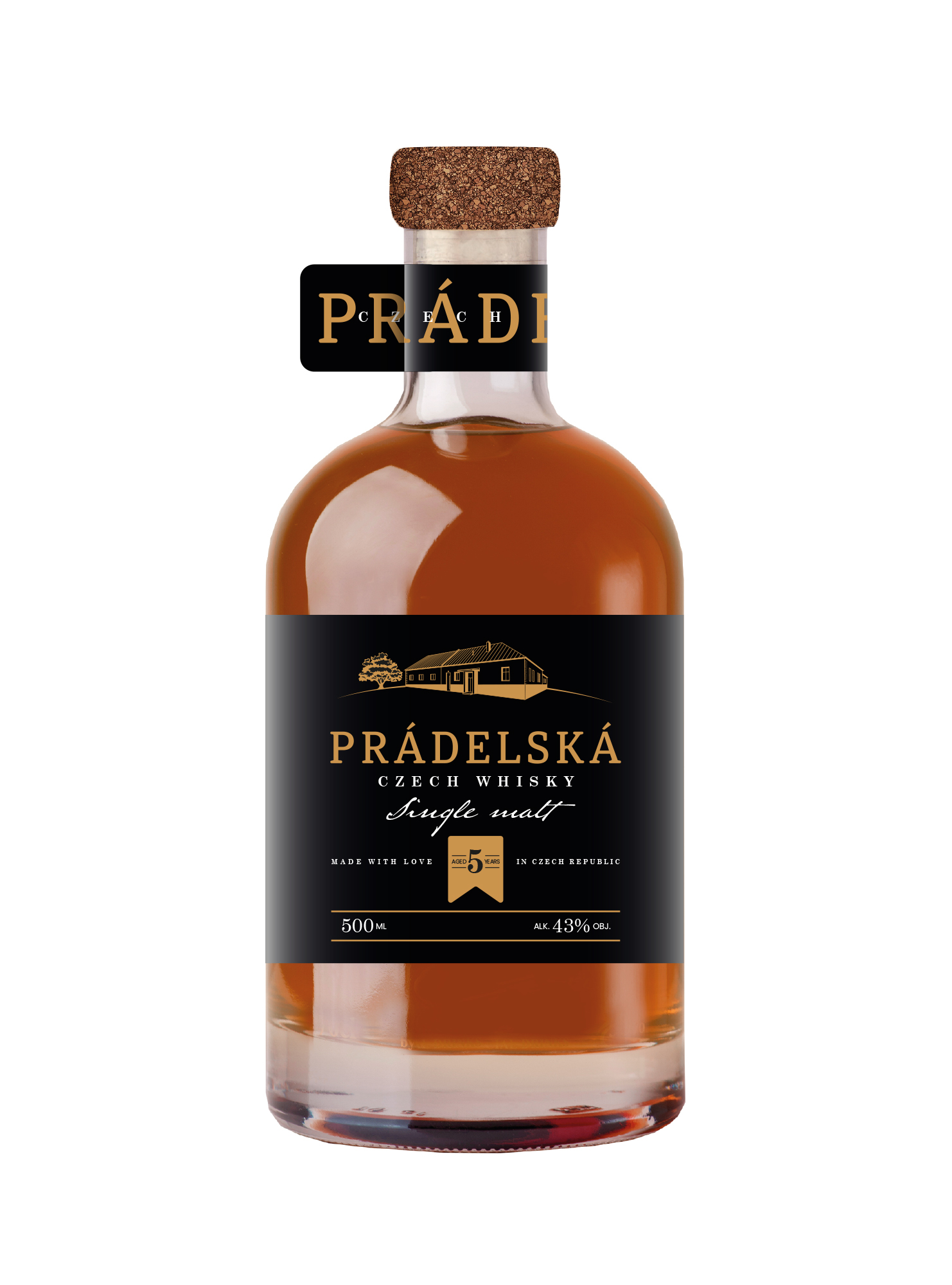 LOR Prádelská Czech Whisky 43% 0,5l