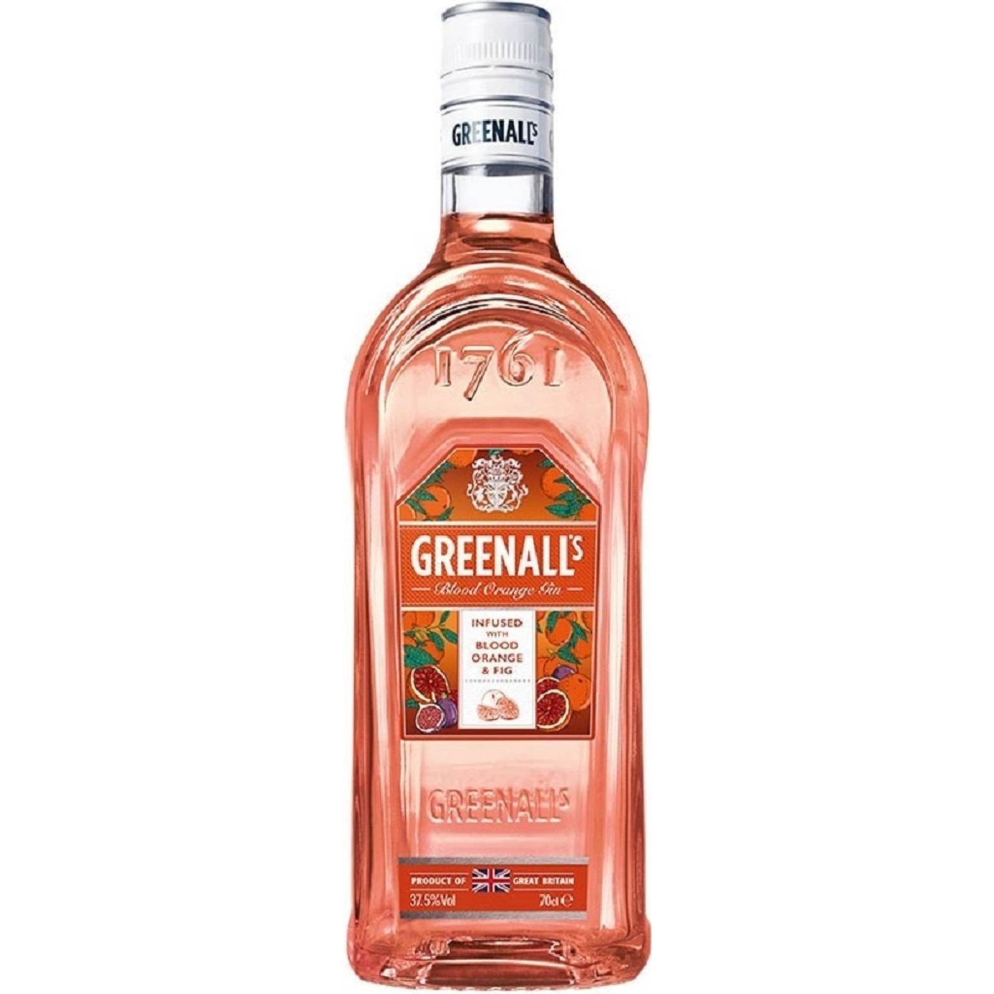 Gin Greenall's Blood Orange 40% 0,7l (holá láhev)