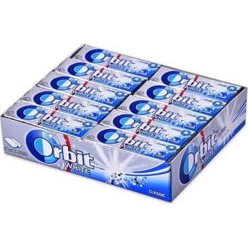 Wrigley Wrigleys Orbit White Classic žvýkačky bez cukru 30x14g velké balení 30ks