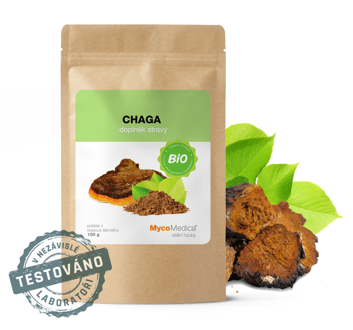 Prášek BIO Chaga 100g Mycomedica
