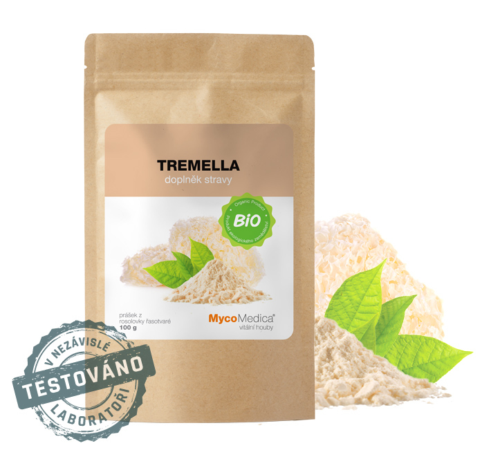 Prášek BIO Tremella 100g Mycomedica