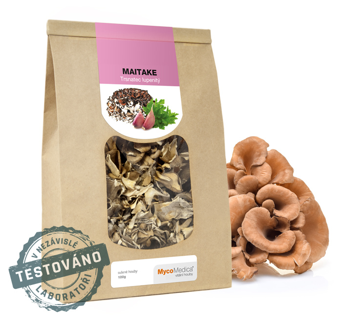 Doplněk stravy Maitake 100g sušená houba Mycomedica
