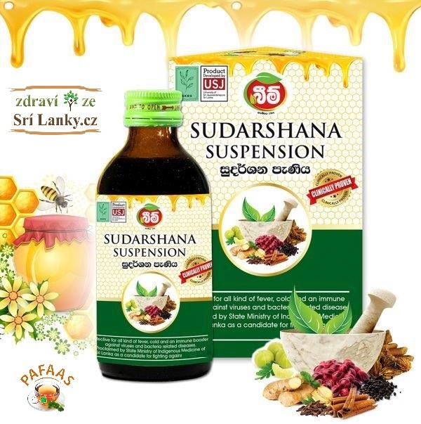 Beam Sudarshana Suspension Sirup 180ml minimální trvanlivost do 5/4/25