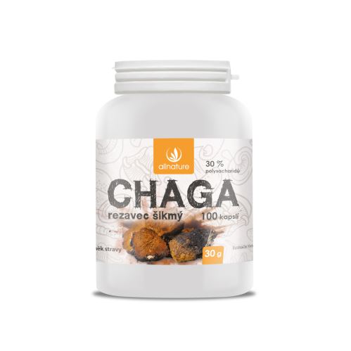Allnature Chaga 100 kapslí minimální trvanlivost do 2/12/24