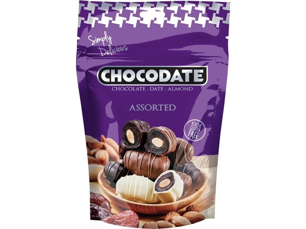 Chocodate - čokodatle s mandlí v čokoládě výběr 90 g