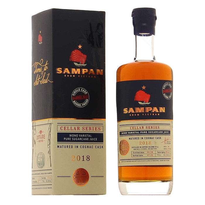 Sampan Cellar Series 2018 Cognac Cask 55,5% 0,7 l (karton)