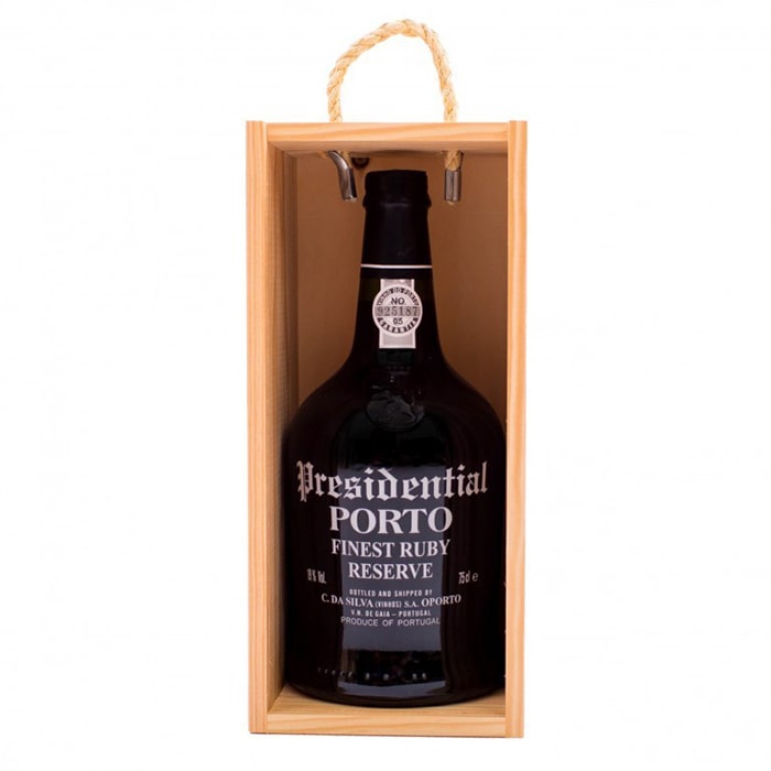 C. da Silva (Vinhos) S.A. Porto Presidential Finest Ruby Reserve 0,75l 19% (dřevěný box)