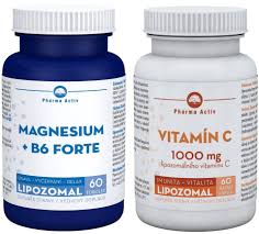 Pharma activ Lipozomal Magnesium+B6 forte tob.60 + Lipozomal Vitamin C 1000mg cps.60