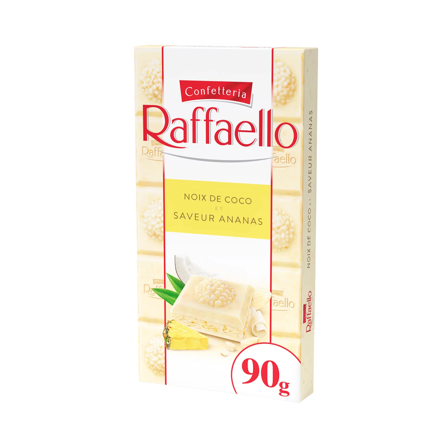 Raffaello bílá čokoláda s kokosem a mandlovým krémem 90g