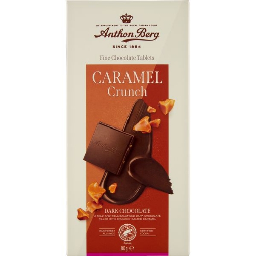 Anthon Berg Hořká čokoláda s křupavým karamelem 80g