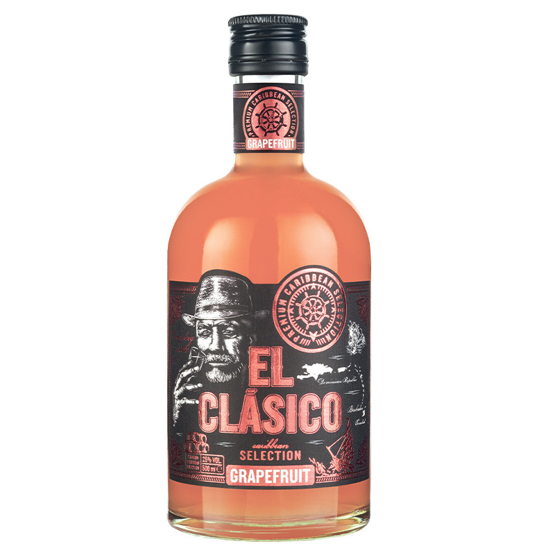 El Clasico Grapefruit 25% 0,5l (holá láhev)