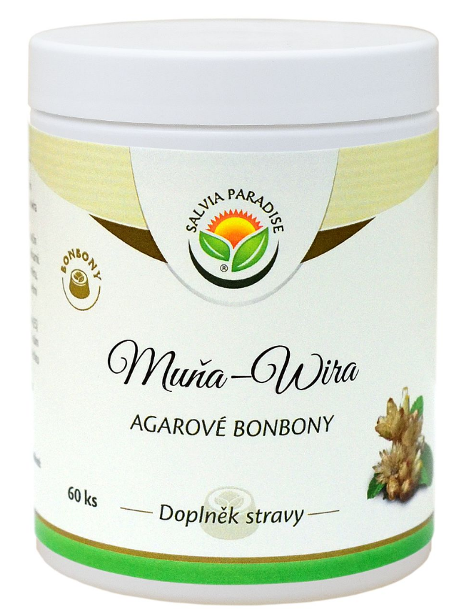 Salvia Paradise Muňa Wira agarové bonbony 60 ks