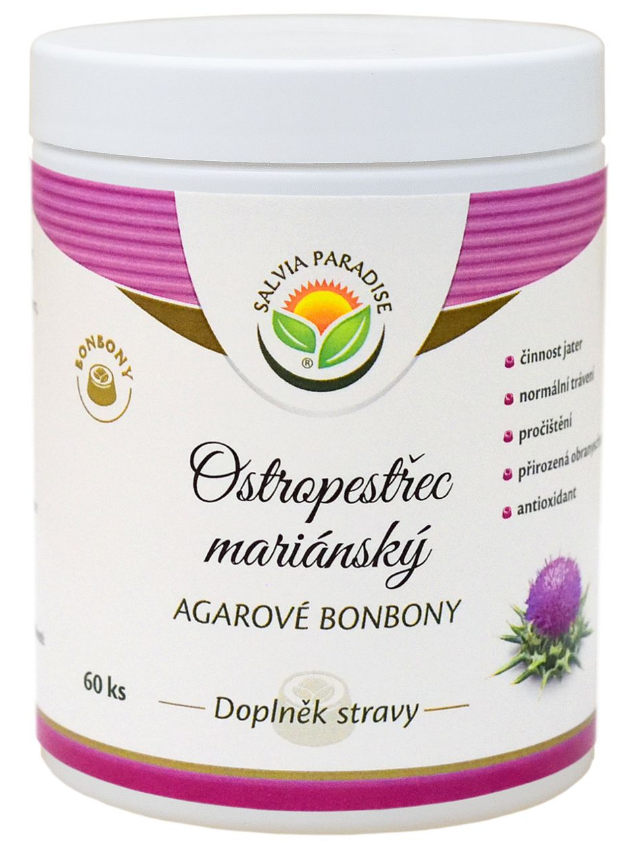 Salvia Paradise Ostropestřec mariánský agarové bonbony 60 ks