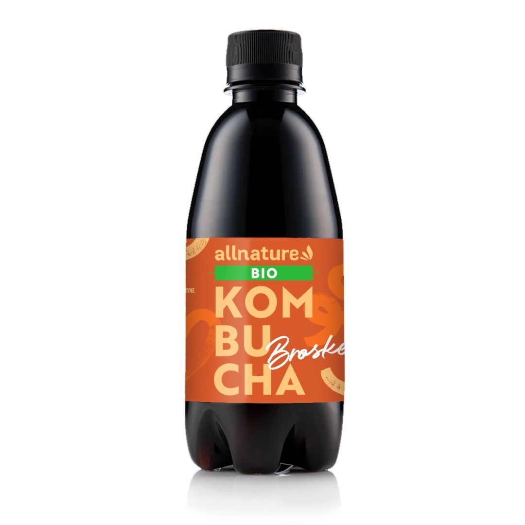Allnature Kombucha Broskev BIO 330 ml