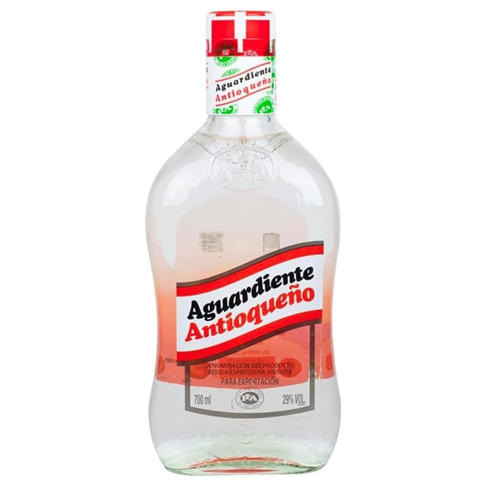 Aguardiente Antioqueno Rojo Tradicional 29% 0,7l (holá láhev)