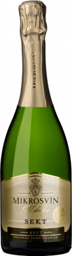 Mikrosvín Mikulov Sekt brut kvašený v láhvi 2019 12% 0,75l