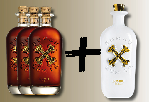 3x Bumbu original + Bumbu cream 40% 0,7l