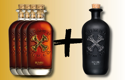 4x Bumbu original + Bumbu XO 40% 0,7l