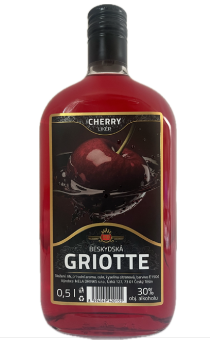 Nela drinks Beskydská Griotte 0,5l 30%