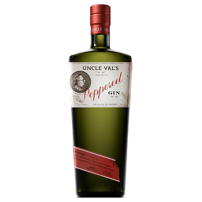 Gin Uncle Val´s Peppered 45% 0,7 l (holá láhev)