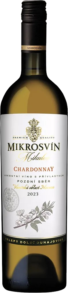 Chardonnay pozdní sběr 2023/24 0,75l Vinařství Mikrosvín