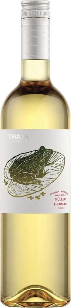 Muller Thurgau, pozdní sběr 2022/23 0,75l Vinařství Thaya