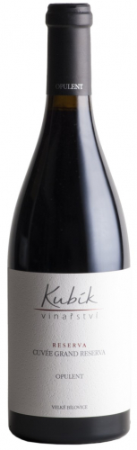Cuvée Opulent Grand Reserva 2021 14,5% výběr z hroznů Vinařství Kubík