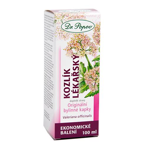 Dr. Popov Kozlík lékařský bylinné kapky 100 ml