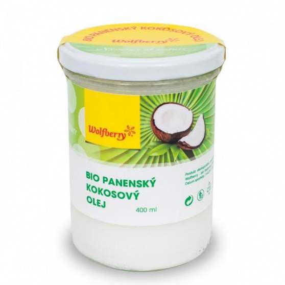 Wolfberry Kokosový panenský olej BIO RAW 400 ml