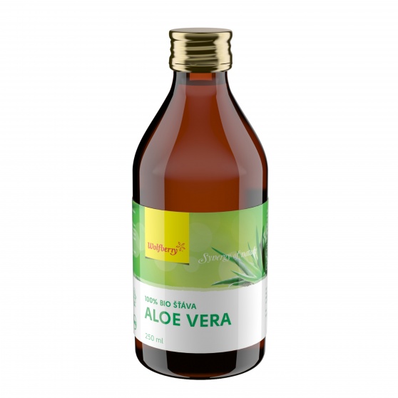 BIO 100% šťáva z Aloe Vera 250ml Wolfberry