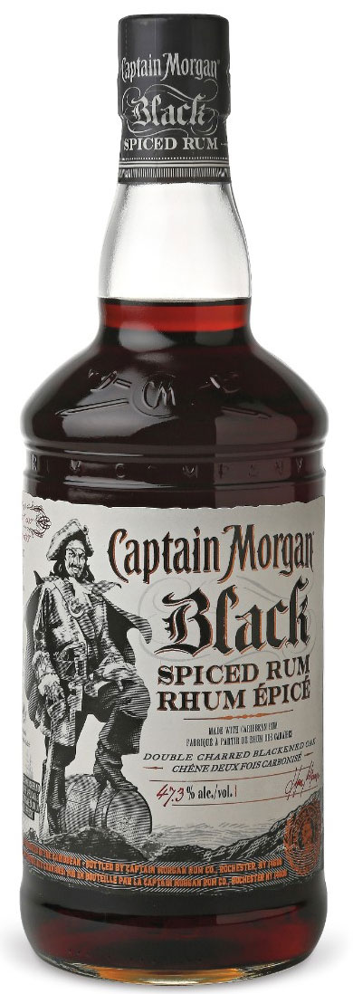 Captain Morgan Black Spiced 1 l (holá láhev)