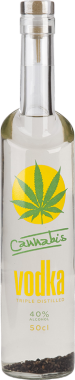 Cannabis Vodka 40% 0,5 l (holá láhev)