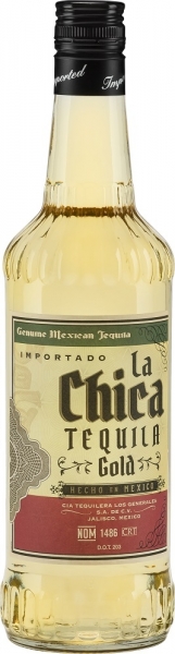 La Chica Gold Tequila 38% 0,7 l (holá láhev)