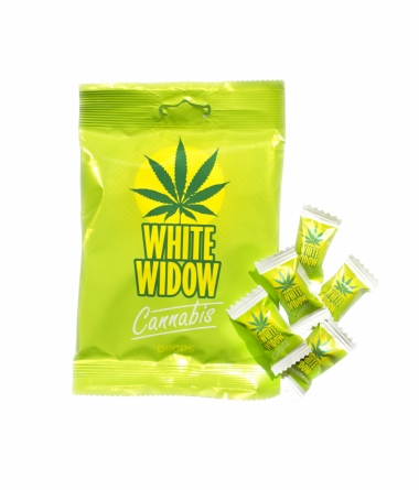Bonbóny z konopí - Cannabis White Widow drops 30g