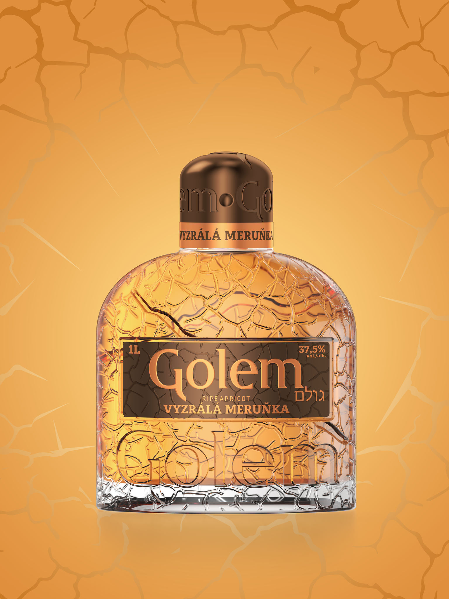 GOLEM Vyzrálá Meruňka 1,0l 37,5%