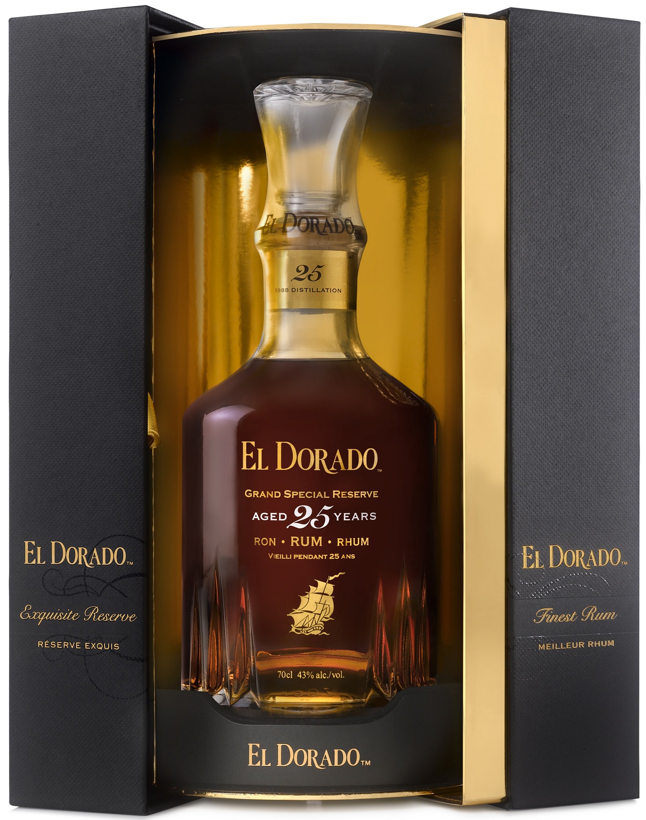El Dorado 25y 43% 0,7 l (karton)