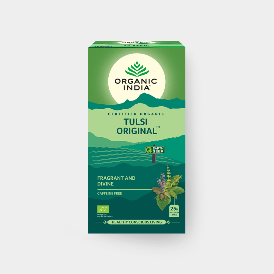 BIO Čaj Tulsi Original Tea - bazalka 25 sáčků Organic India