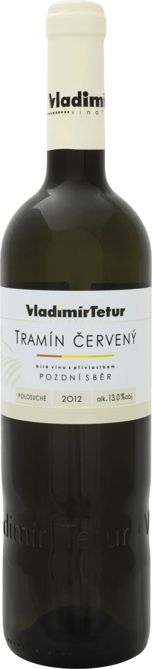 Vinařství Tetur Rodinné vinařství Vladimír Tetur Tramín červený pozdní sběr 0,75l