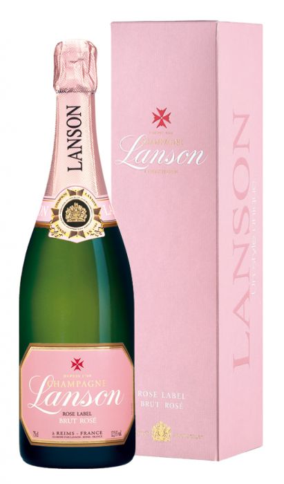 Lanson Rose Label Brut 0,75 l (karton)