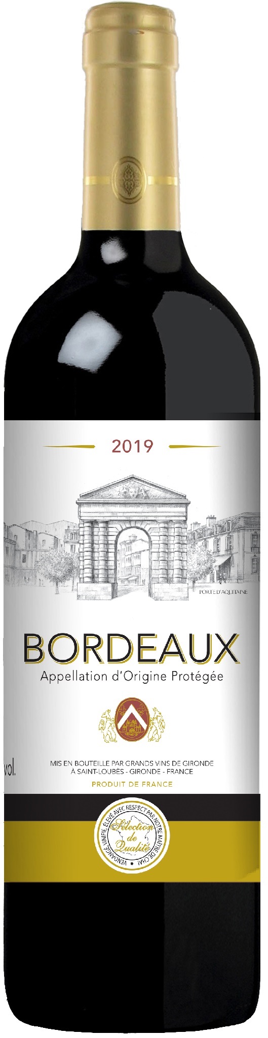 Bordeaux Rouge AOC 0,75L Grand Vins de Gironde