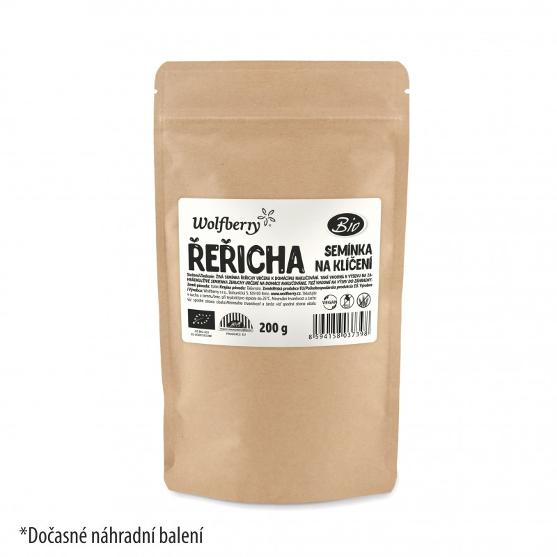 BIO Řeřicha - semínka na klíčení 200g Wolfberry