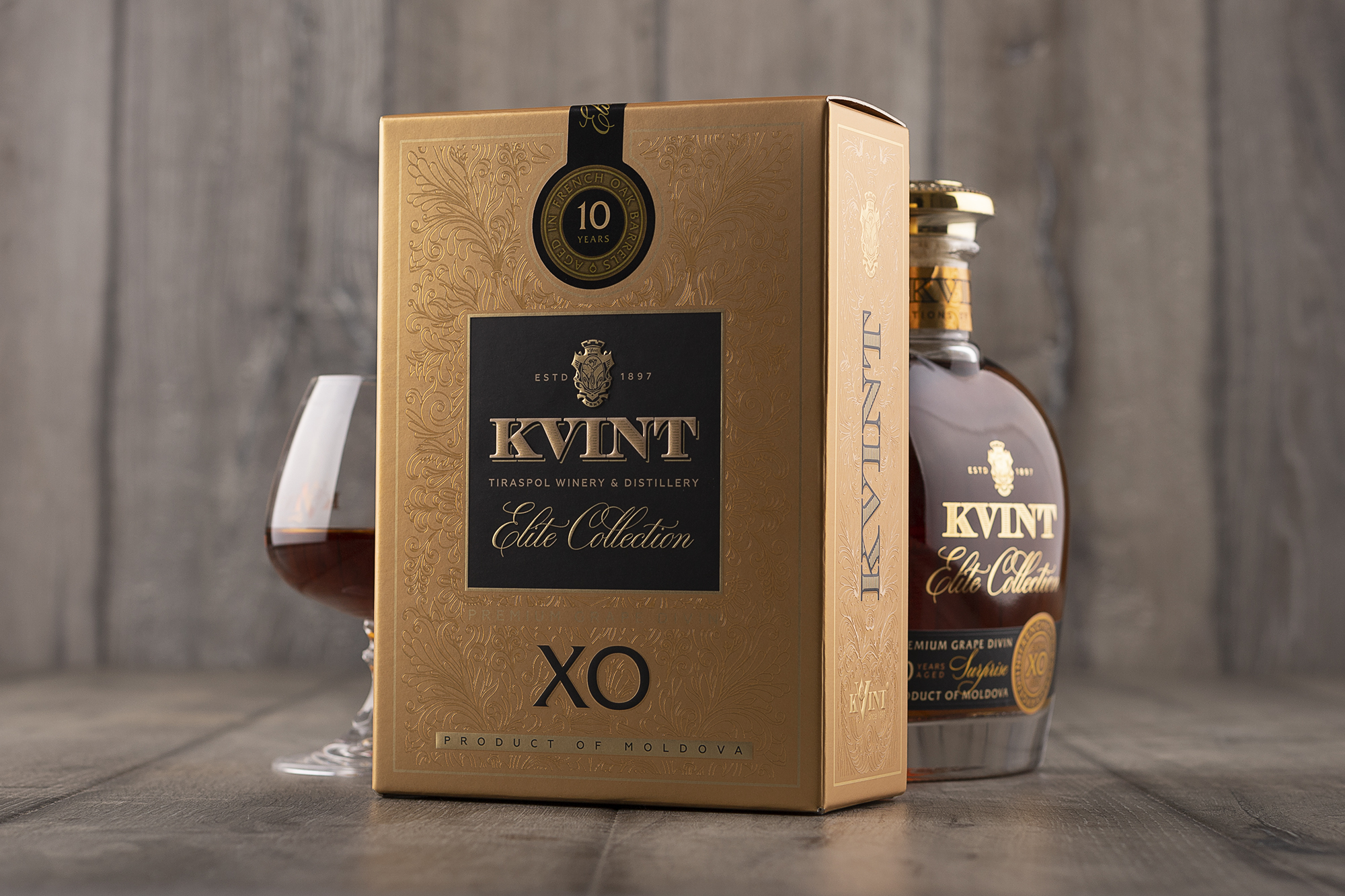 Kvint Surprise Brandy 10y 40% 0,5 l (karton)