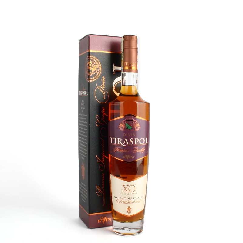 Kvint Tiraspol Brandy 15y 40% 0,5 l (karton)