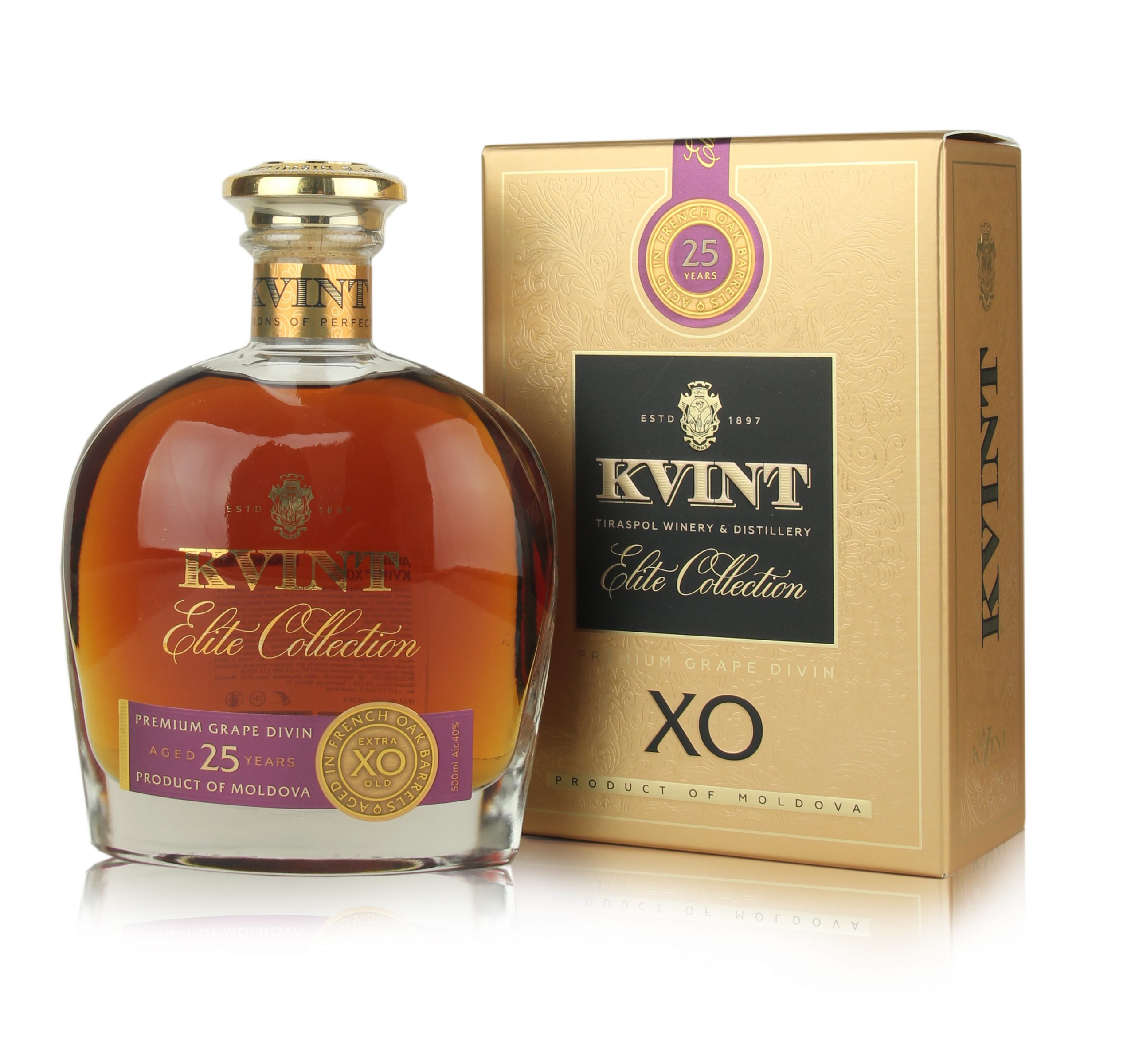 Kvint Brandy 25y 40% 0,5 l (karton)