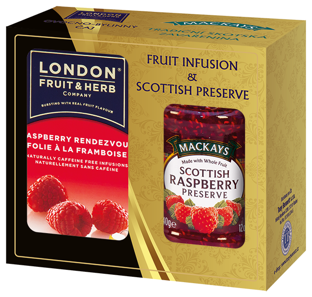 Gift Pack Raspberry - Dárková sada čaj Malina a Džem z malin