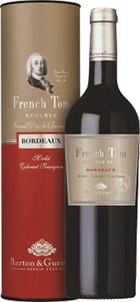 Barton a Guestier Bordeaux AOC French Tom Rouge 0,75L dárkové balení