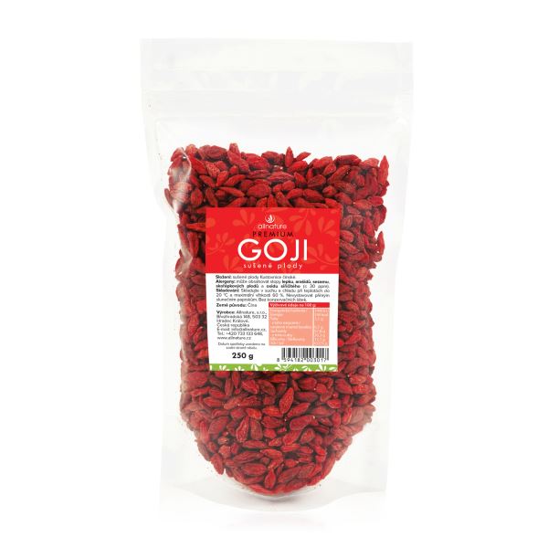 Goji Kustovnice čínská sušená 250g Allnature