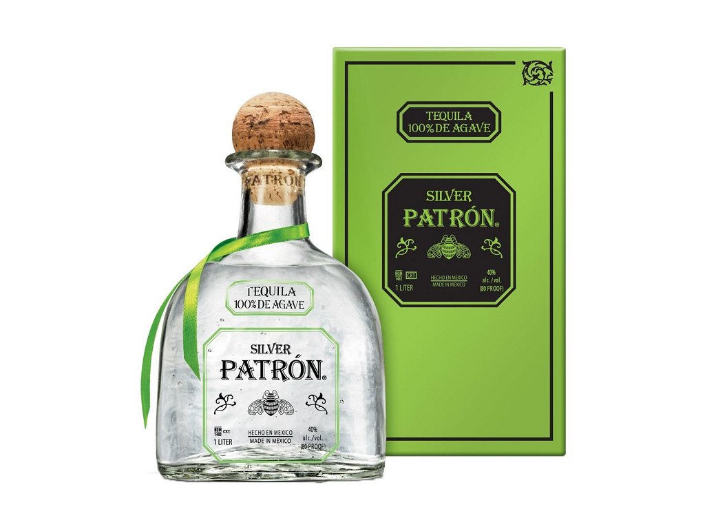 Tequila Patron Silver 40% 0,7 l (holá láhev)