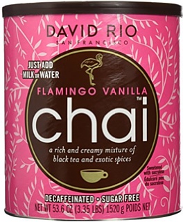 Flamingo Vanilla Chai bez cukru a kofeinu 1520 g David Rio Flamingo Vanilla Chai bez cukru a kofeinu 1520 g David Rio